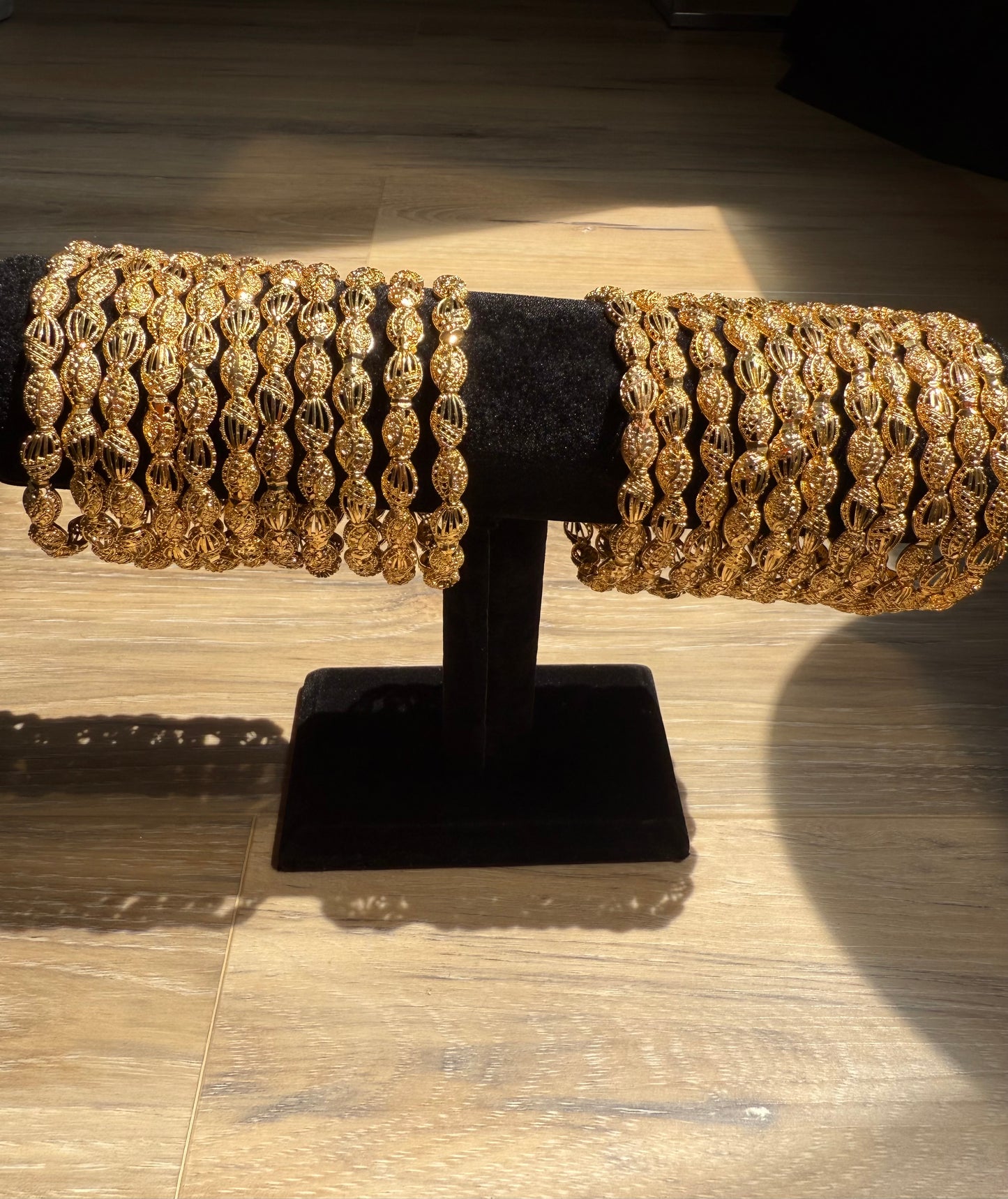 4 Piece Gold Plated Bangle Set