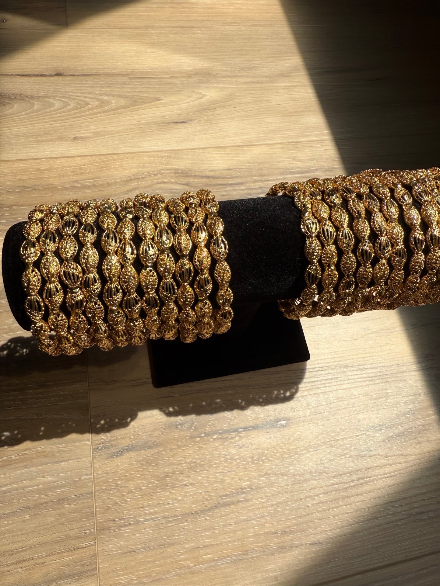 4 Piece Gold Plated Bangle Set